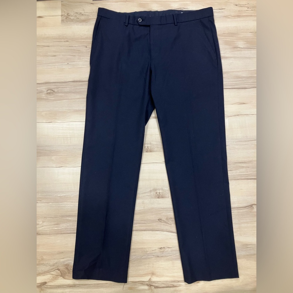 Daniel Cremieux Dark Blue Flat Front Pants